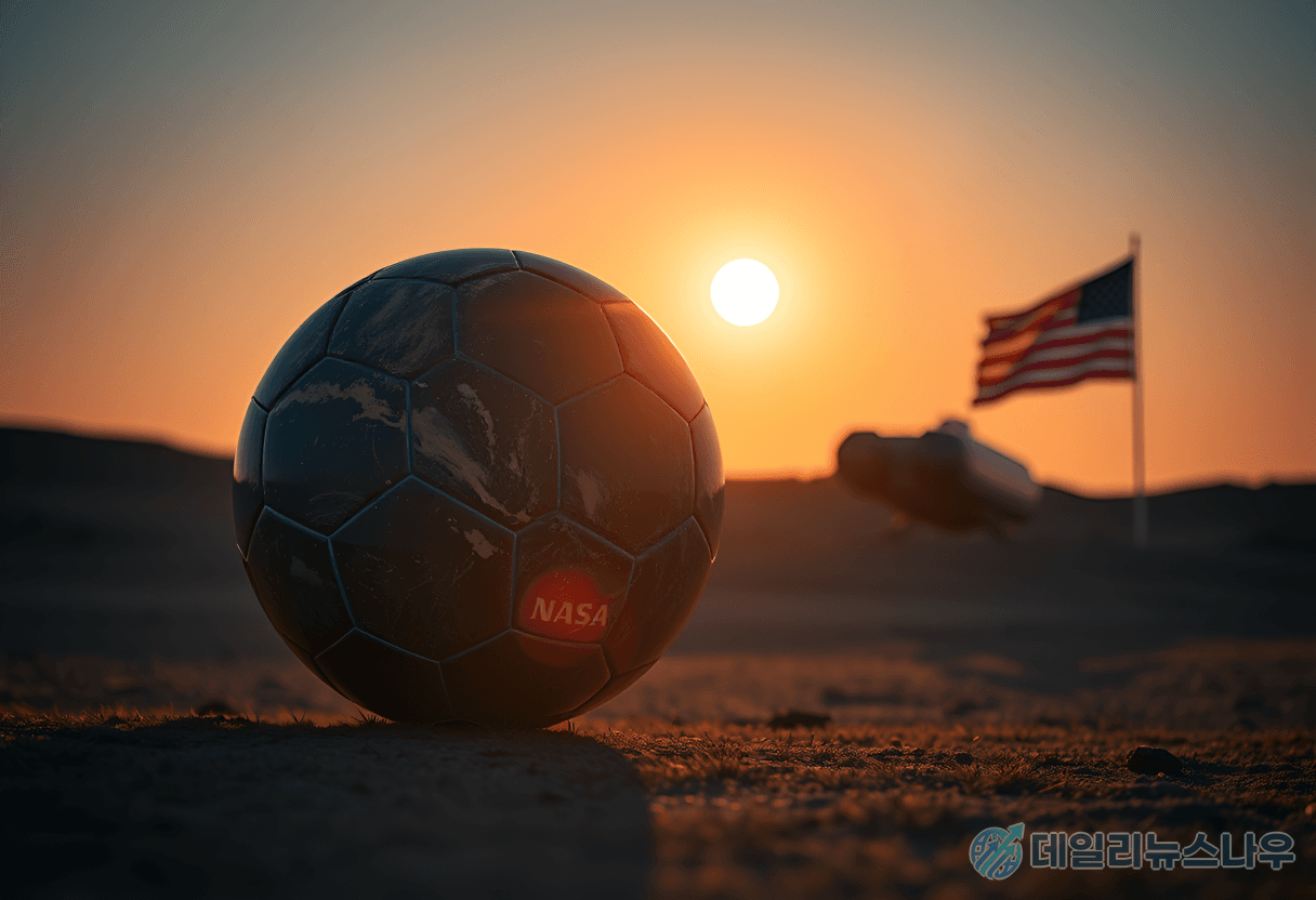 NASA, 미국 월드컵 우승 시 달에 축구공 보낸다