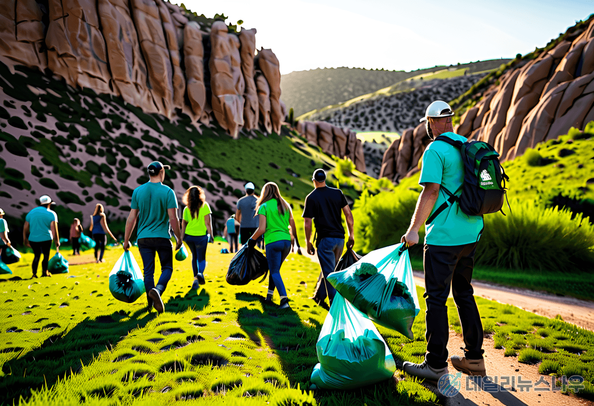 월성원자력본부, 지구의 날 맞아 경주서 환경정화·에너지절약 캠페인 펼쳐