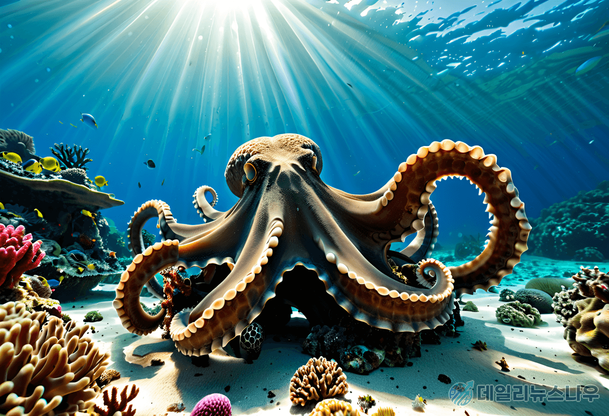 백악관 시대 거대 문어, 해양 포식자 왕좌 놓고 해양파충류와 경쟁했나