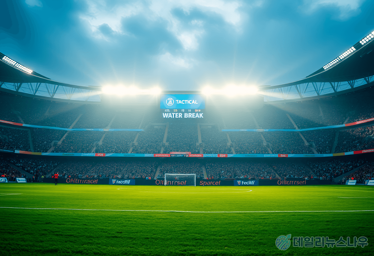 FIFA 수분 섭취 휴식, 경기 흐름 끊어 논란 확산
